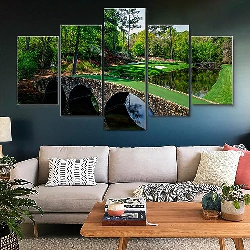WAGYU 5 teilige leinwandbilder Masters Golf Golfplatz in Augusta Kunstdrucke 5 Teilig Vlies Leinwandbild,Wandkunst 5 stück Leinwand Bilder,Wohnzimmer Wand Dekoration,mit rahmen xxl bilder 200x100cm WAGYU 5 teilige leinwandbilder Masters Golf Golfplatz in Augusta Kunstdrucke 5 Teilig Vlies Leinwandbild,Wandkunst 5 stück Leinwand Bilder,Wohnzimmer Wand Dekoration,mit rahmen xxl bilder 200x100cm von WAGYU