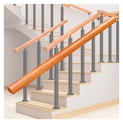 WAHHWF Geländerpfosten Schwarz Baluster für Treppen Innen Außen, 70 80 90 100 110 120 cm hoch Deck Metall Quadrat Baluster Spindelsäule Dekorative Treppenteile (Size : Handrail Length 170cm/66.9in) von WAHHWF