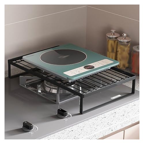 kochfeld abdeckung Offene Gasherdablage aus Kohlenstoffstahl, perforierter Induktionskochfeldständer, mehrstufiges Herdregal für die Aufbewahrung von Küchenutensilien(Black,40x30x12cm/15.7x11.8x4.7in) kochfeld abdeckung Offene Gasherdablage aus Kohlenstoffstahl, perforierter Induktionskochfeldständer, mehrstufiges Herdregal für die Aufbewahrung von Küchenutensilien(Black,40x30x12cm/15.7x11.8x4.7in) von WAHHWF
