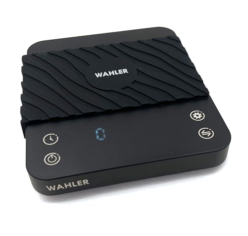 WAHLER® Kaffeewaage#3 I Digitale Baristawaage mit auto Timer I Für Siebträger und Pour Over | 4 Programme von WAHLER