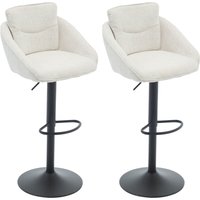 Barhocker für die Küche aus Stoff Höhenverstellbarer mit Fußstütze Beige 2er Set Wahson Barhocker für die Küche aus Stoff Höhenverstellbarer mit Fußstütze Beige 2er Set Wahson von WAHSON OFFICE CHAIRS