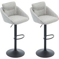 Barhocker für die Küche aus Stoff Höhenverstellbarer mit Fußstütze Grau 2er Set Wahson Barhocker für die Küche aus Stoff Höhenverstellbarer mit Fußstütze Grau 2er Set Wahson von WAHSON OFFICE CHAIRS