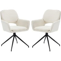 Wahson Office Chairs - Esszimmerstühle 2er Set Polsterstuhl mit Armlehnen Stuhl Esszimmer Esstisch Drehbarer Küchenstuhl Wohnzimmerstuhl mit von WAHSON OFFICE CHAIRS