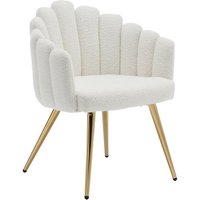 Relaxsessel Wohnzimmer aus Kunstfell Modern mit Mwtalbeine weiß Wahson von WAHSON OFFICE CHAIRS