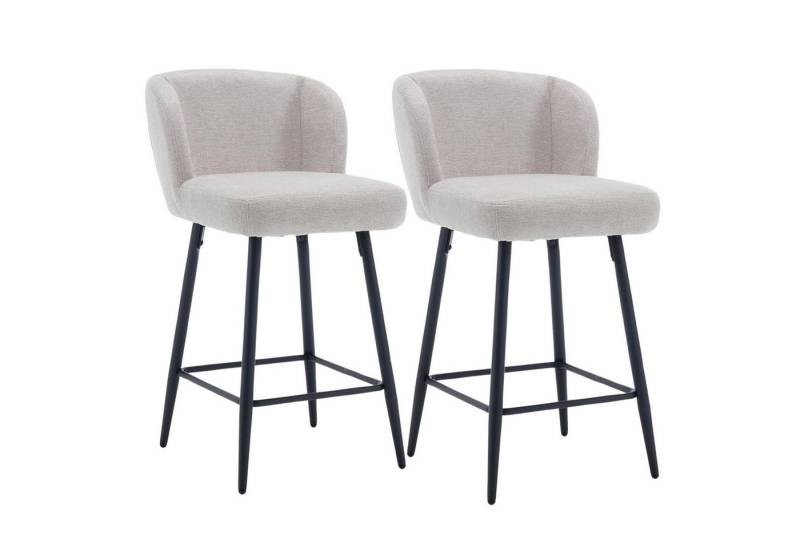 WAHSON OFFICE CHAIRS Barhocker 2er Set Küchenbarhocker, Leinen/Kunstfell, armlos für Theke/Esszimmer WAHSON OFFICE CHAIRS Barhocker 2er Set Küchenbarhocker, Leinen/Kunstfell, armlos für Theke/Esszimmer von WAHSON OFFICE CHAIRS