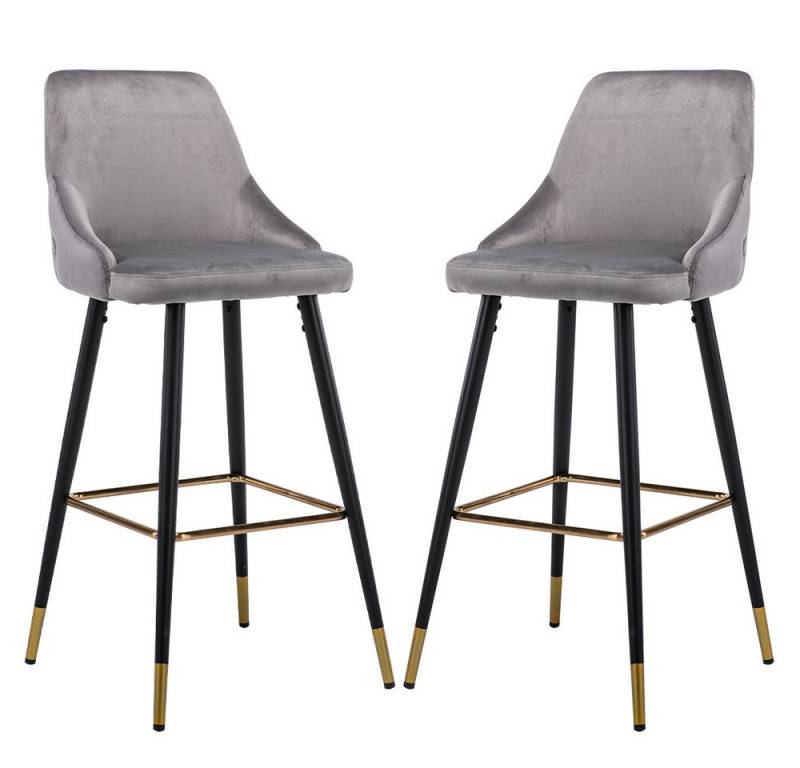 WAHSON OFFICE CHAIRS Barhocker Barstuhl 2er Set Bistrohocker mit Lehne von WAHSON OFFICE CHAIRS
