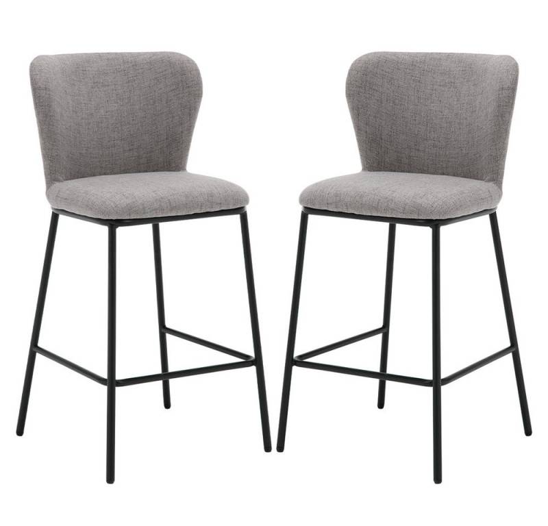 WAHSON OFFICE CHAIRS Barhocker Leinen Barstuhl Küchenhocker mit Lehne 2er Set Thekenhocker von WAHSON OFFICE CHAIRS