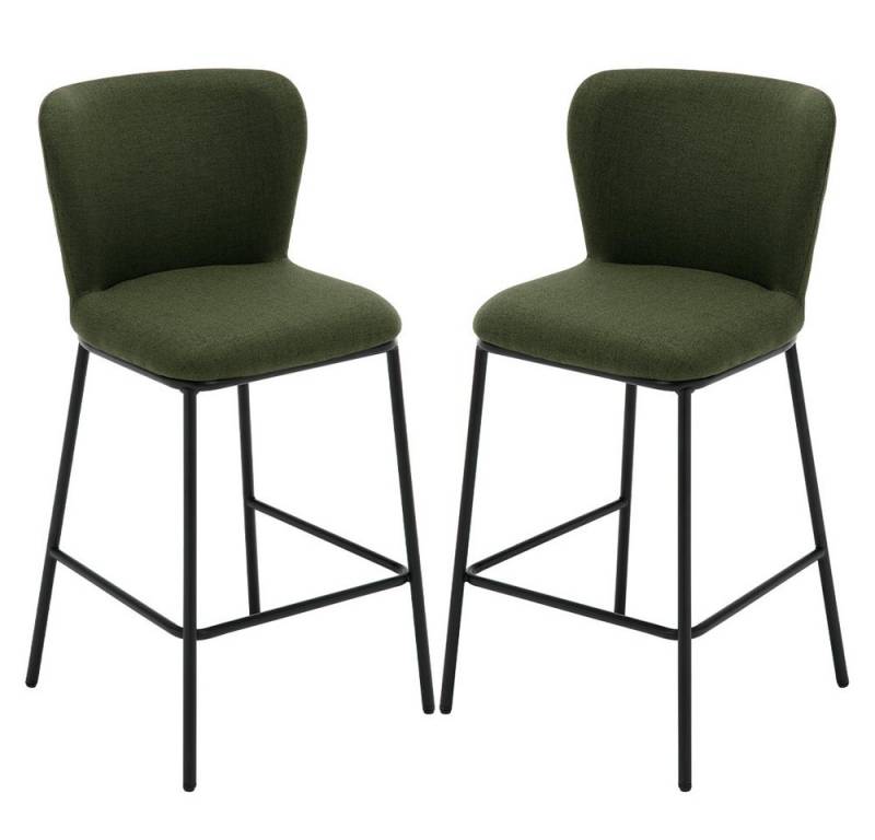 WAHSON OFFICE CHAIRS Barhocker Leinen Barstuhl Küchenhocker mit Lehne 2er Set Thekenhocker von WAHSON OFFICE CHAIRS