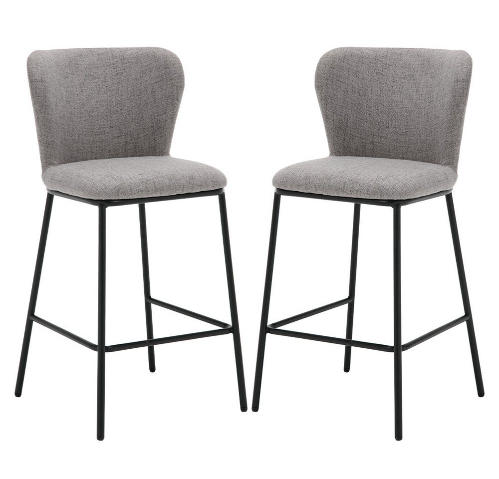 WAHSON OFFICE CHAIRS Barhocker Leinen Barstuhl Küchenhocker mit Lehne 2er Set Thekenhocker von WAHSON OFFICE CHAIRS