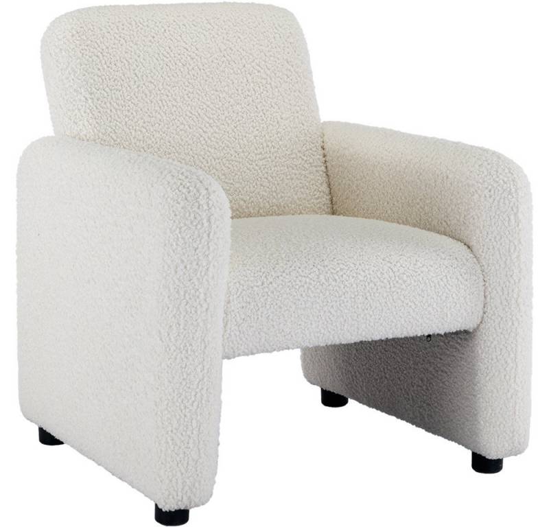 WAHSON OFFICE CHAIRS Cocktailsessel Teddystoff Ohrensessel mit Armlehnen von WAHSON OFFICE CHAIRS