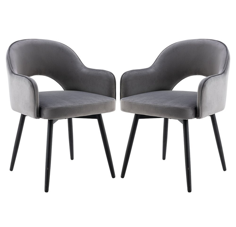 WAHSON OFFICE CHAIRS Esszimmerstuhl 2er Set Drehstuhl Samt Modern Küchenstühle Polsterstuhl WAHSON OFFICE CHAIRS Esszimmerstuhl 2er Set Drehstuhl Samt Modern Küchenstühle Polsterstuhl von WAHSON OFFICE CHAIRS