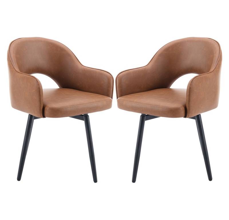 WAHSON OFFICE CHAIRS Esszimmerstuhl 2er Set Drehstuhl Samt Modern Küchenstühle Polsterstuhl von WAHSON OFFICE CHAIRS