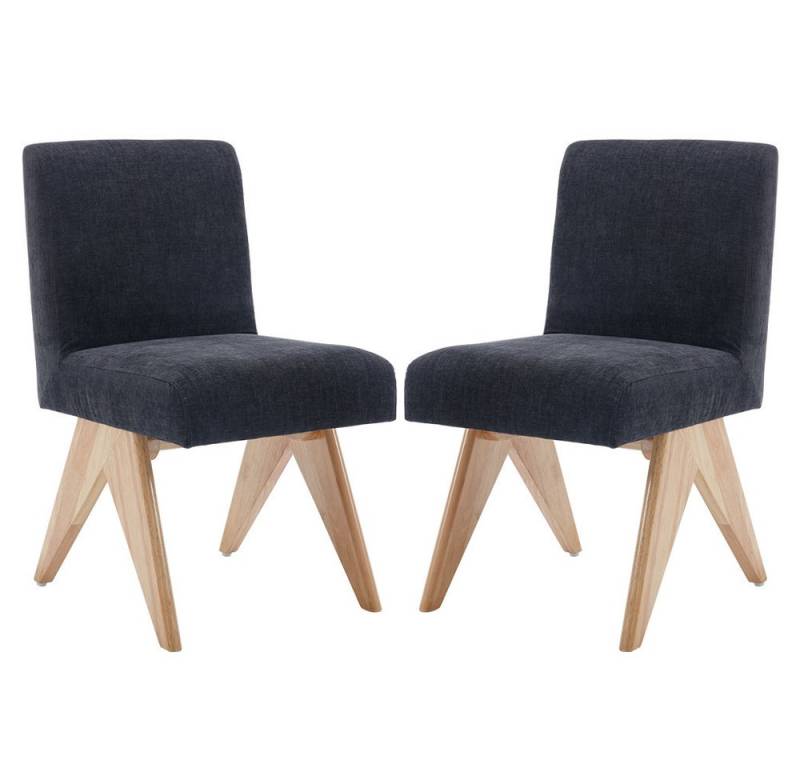 WAHSON OFFICE CHAIRS Esszimmerstuhl 2er Set Küchenstühle aus Chenille, Polsterstuhl ohne Armlehnen (2 St) von WAHSON OFFICE CHAIRS