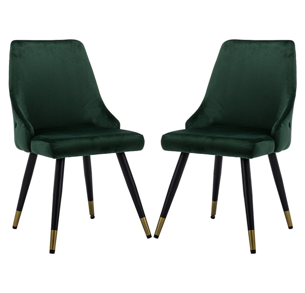 WAHSON OFFICE CHAIRS Esszimmerstuhl 2er Set Sitzfläche aus Samt Küchenstuhl WAHSON OFFICE CHAIRS Esszimmerstuhl 2er Set Sitzfläche aus Samt Küchenstuhl von WAHSON OFFICE CHAIRS