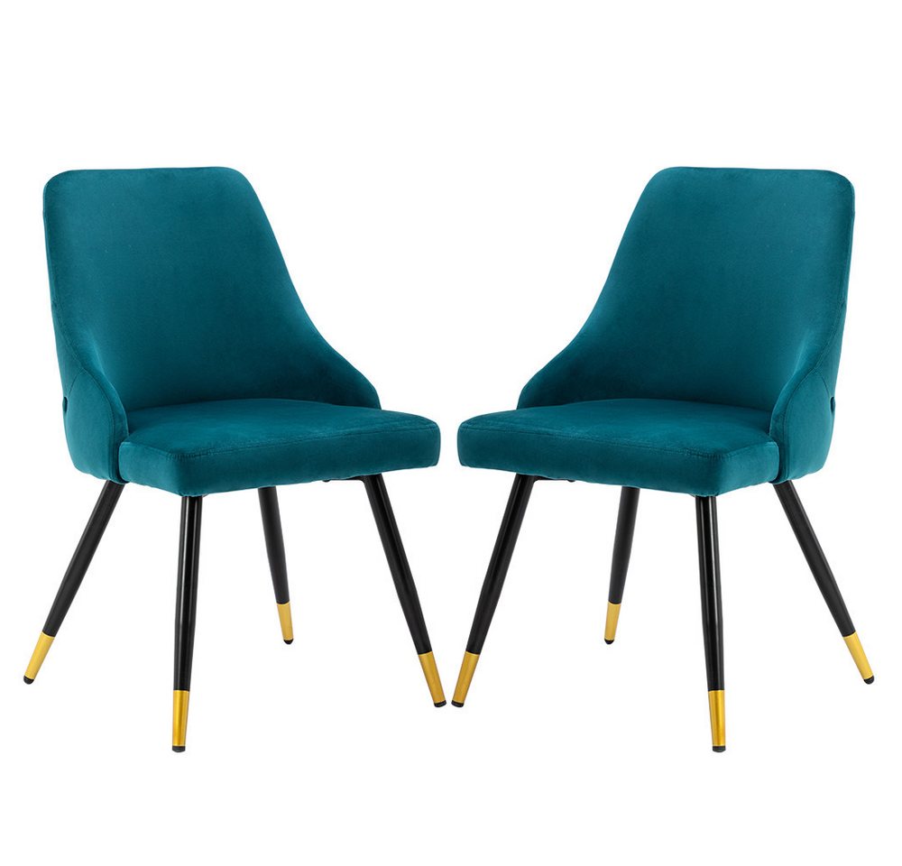 WAHSON OFFICE CHAIRS Esszimmerstuhl 2er Set Sitzfläche aus Samt Küchenstuhl WAHSON OFFICE CHAIRS Esszimmerstuhl 2er Set Sitzfläche aus Samt Küchenstuhl von WAHSON OFFICE CHAIRS