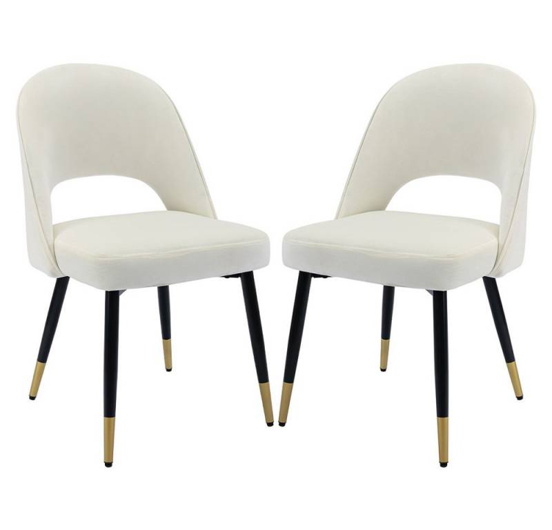 WAHSON OFFICE CHAIRS Esszimmerstuhl Samt 2er Set Seitenstühle Küchenstühle von WAHSON OFFICE CHAIRS