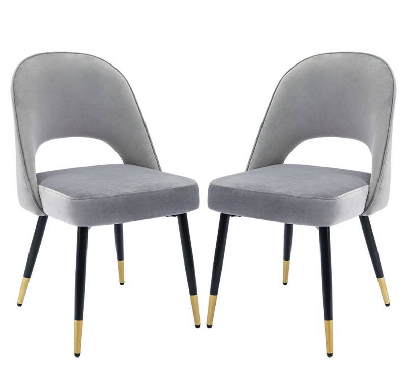 WAHSON OFFICE CHAIRS Esszimmerstuhl Samt 2er Set Seitenstühle Küchenstühle von WAHSON OFFICE CHAIRS