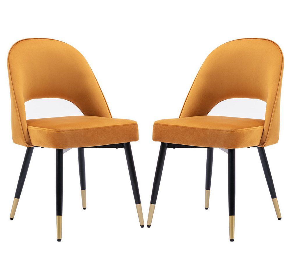 WAHSON OFFICE CHAIRS Esszimmerstuhl Samt 2er Set Seitenstühle Küchenstühle von WAHSON OFFICE CHAIRS