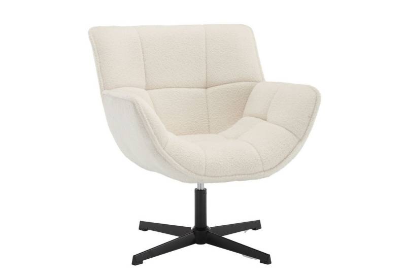 WAHSON OFFICE CHAIRS Loungesessel Armlehnstuhl Sessel aus PU-Leder, drehbar mit Metallbeinen von WAHSON OFFICE CHAIRS