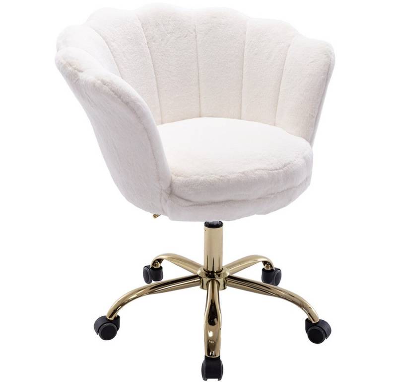 WAHSON OFFICE CHAIRS Loungesessel Bürostuhl Kunstfell Drehstuhl mit Rollen von WAHSON OFFICE CHAIRS