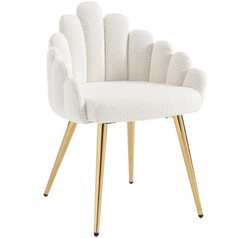 WAHSON OFFICE CHAIRS Loungesessel Kunstfell Loungesessel Polsterstuhl mit Metallbeinen Einzelsessel (1-St) von WAHSON OFFICE CHAIRS