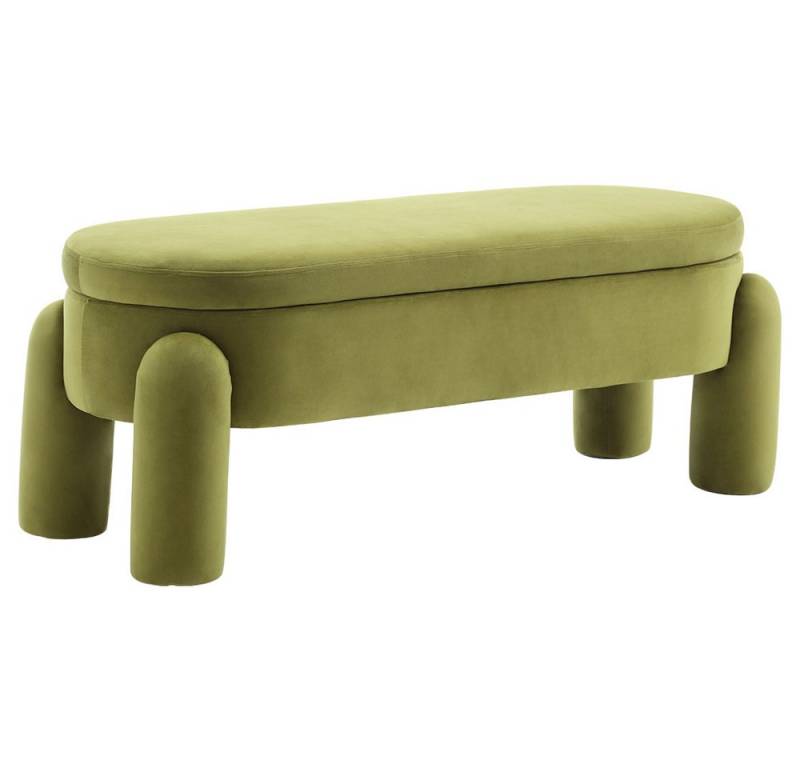 WAHSON OFFICE CHAIRS Sitzbank mit Stauraum Sitzhocker Schlafzimmer aus Samt/Teddystoff von WAHSON OFFICE CHAIRS