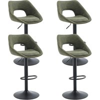 Wahson Barhocker 4er Set, Barstuhl Hochstuhl Höhenverstellbar mit Rückenlehne und Fußstütze aus PU Kunstleder, Küchenhocker Moderner Bar Stool für Wahson Barhocker 4er Set, Barstuhl Hochstuhl Höhenverstellbar mit Rückenlehne und Fußstütze aus PU Kunstleder, Küchenhocker Moderner Bar Stool für von WAHSON OFFICE CHAIRS