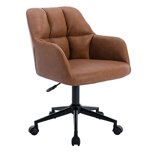 Wahson Kunstleder Bürostuhl Schreibtischstuhl Drehstuhl höhenverstellbar Computerstuhl mit Armlehne Arbeitsstuhl für Home Office/Arbeitszimmer von WAHSON OFFICE CHAIRS