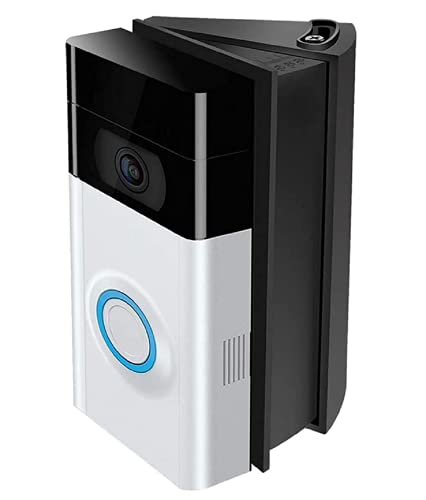 Verstellbare Türklingel-Winkelhalterung, kompatibel mit Ring Video Türklingel 1/2/3/4 Ersatz-Winkelanpassungsadapter, Montagehalterung, Keil-Set (30 bis 55 Grad) von WAHXIYUG