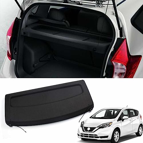 WAIKUB Auto Laderaumabdeckung, für Nissan Note E12 2013-2018 Kofferraum-Laderaum-Abdeckung Trennwand Privatsphäre Ausziehbar Innere ZubehöR. von WAIKUB