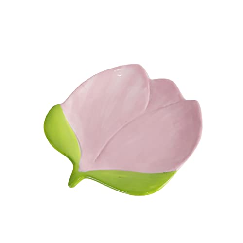 WAIT FLY Lovely Tulip Keramik-Löffelablage, Löffelhalter für Küchentheke/Herd, stabile Utensilienablage, 1 Stück von WAIT FLY