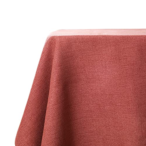 WAITER TREE Tischdecke Leinen Lotuseffekt Tischtuch Abwaschbar Eckig Tischwäsche für Esstisch Küche Hochzeit Alltag Verwenden Dinnerpartys Dekoration von WAITER TREE