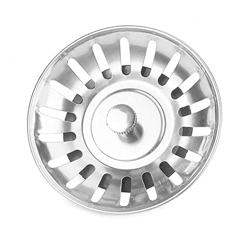 WAITLOVER 1 x SteelSink Stopfen für Badewannenablauf, Gummi, Wassersieb, Abfluss, Waschbecken, Bodenstopfen, Waschbecken, Ablaufgarnitur R4D2 WAITLOVER 1 x SteelSink Stopfen für Badewannenablauf, Gummi, Wassersieb, Abfluss, Waschbecken, Bodenstopfen, Waschbecken, Ablaufgarnitur R4D2 von WAITLOVER