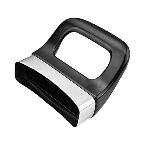 WAITLOVER 2 x schwarze Topf-Seitengriffe für Schnellkochtopf Dampfgarer Sauce Topf Ersatz Kochgeschirr Loch kurzer einzelner U5n3 seitlicher PA-Griff von WAITLOVER