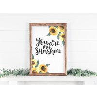 You Are My Sunshine, Elternzimmer Deko, Kinderzimmer Bauernhaus Wandkunst, Mutterschaft Kunst, Mädchen Zimmer Vorschule Schild, Rustikale Liebe Dekor von WAIdecor