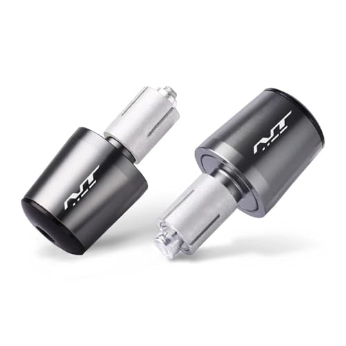 7/8" 22 MM Universal-Lenkergriffe Für Motorräder, Lenkerendkappen, Zubehör Für NT1100 NT 1100 DCT NT1100DCT(Grey) von WAJUHJK