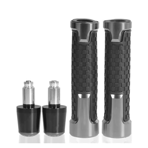 7/8'' 22 Mm CNC-Motorrad-Handgriffe, Lenkergriff-Endstopfen Für CBR650R CBR650 R CBR 650 R 2018 2019 2020 2021(Grey) von WAJUHJK