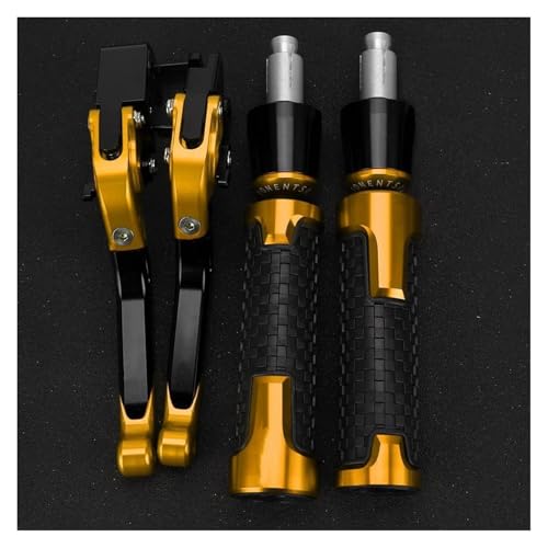 CBR650 F FÜR CBR650F CBR 650F 650 F 2014-2022 2023 2021 2020 2019 Aluminium Verstellbare Bremskupplungshebel Lenkergriffe(Gold) von WAJUHJK