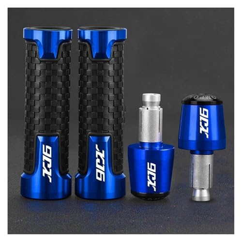 CNC 22 MM Motorrad-Lenkergriffe Lenkerkappen Endstopfen FÜR XJ6 & XJ 6DIVERSION 2009-2015 2014 2013 2012 2011 2(Blue Blue) von WAJUHJK