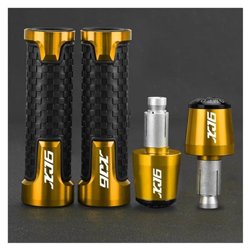 CNC 22 MM Motorrad-Lenkergriffe Lenkerkappen Endstopfen FÜR XJ6 & XJ 6DIVERSION 2009-2015 2014 2013 2012 2011 2(Gold Gold) von WAJUHJK