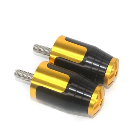 CNC 22MM Motorrad-Lenkergriffe Lenkerkappen Endstopfen Für MT-01 MT-03 MT-07 MT-09 MT-10 MT-25 FZ-07 FZ-09(Gold) von WAJUHJK