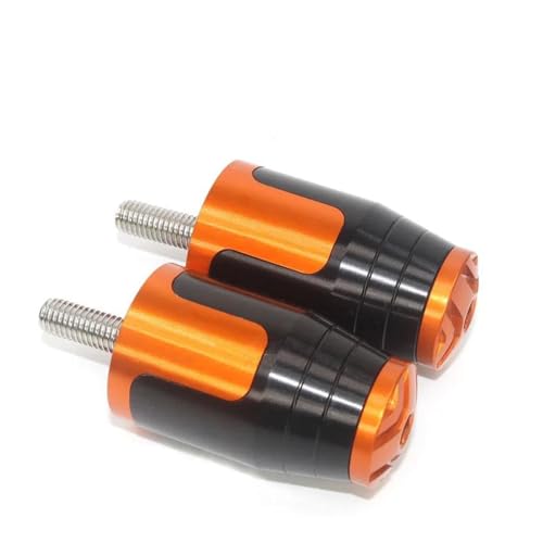 CNC 22MM Motorrad-Lenkergriffe Lenkerkappen Endstopfen Für MT-01 MT-03 MT-07 MT-09 MT-10 MT-25 FZ-07 FZ-09(Orange) von WAJUHJK