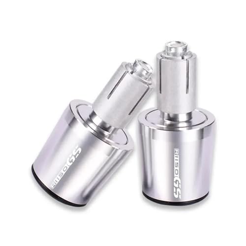 FÜR BMW R1150GS R 1150GS 1150 GS 1999 2000 2001 2002 2003 2004 Motorrad CNC-Lenker Lenkergriffe Endkappen Griffstopfen(Silver) von WAJUHJK