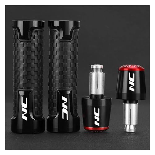 FÜR NC750 700 S NC 750 700 X NC 750 700 S/X 2016 2017 2018 2019-2023 2022 2021 2024 Motorradlenkergriffe Griffende(Black Red) von WAJUHJK