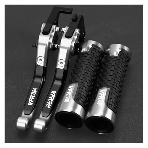 FÜR VFR750R VFR 750R VFR 750 R 1986 1987 1988 1989 1990-1998 Motorrad-Bremskupplungshebel Lenkergriffe(BlackSilver Silver) von WAJUHJK