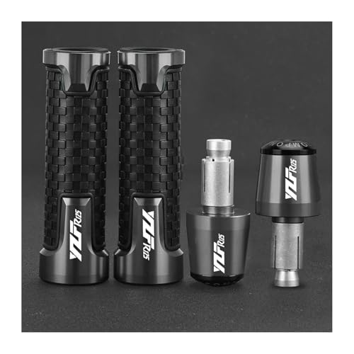 FÜR YZFR125 YZF R125 YZF-R125 2008-2023 2022 2021 2020 2019 18 Motorrad 7/8'' 22mm Lenkergriffe(Grey) von WAJUHJK