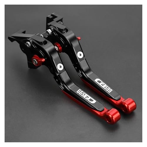 Für CB599 CB600F Hornet 2007-2013 CB 599 600F HORNET Motorradzubehör Bremskupplungshebel Lenkergriff(BlackRed) von WAJUHJK