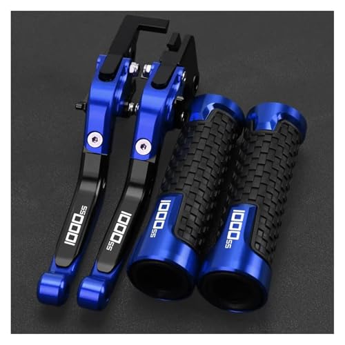 Für DUCATI 1000SS 1000 SS 1998 1999 2000 2001 2002 2003 2004 2005 2006 Motorrad-Bremskupplungshebel Lenkergriffe(BlackBlue Blue) von WAJUHJK