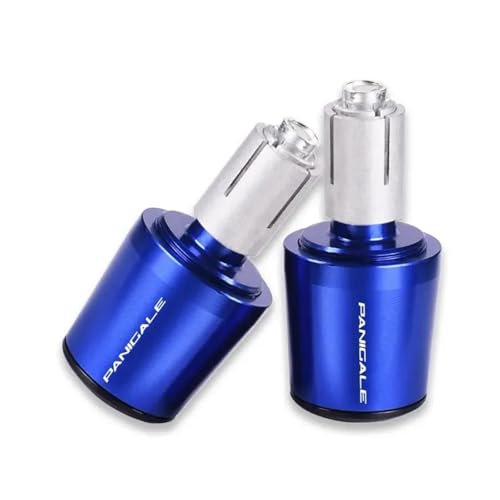 Für Ducati Panigale 899 959 1299 1199 S R G V4 KN Motorrad CNC-Lenker, Lenkergriffe, Endkappen, Griffstopfen, Zubehör(Blue) von WAJUHJK