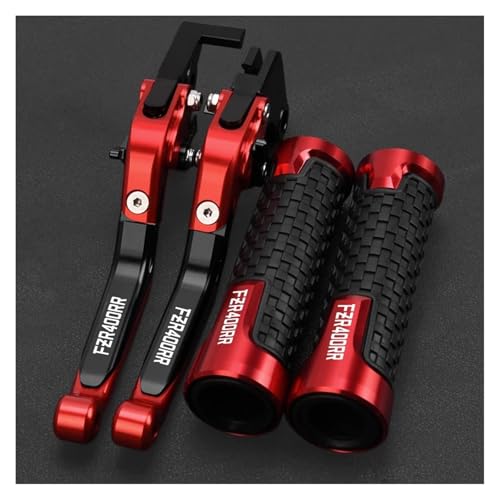 Für FZR400RR/RRSP FZR400 RR FZR 400 RR 400RR 1991-1995 Motorrad-Bremskupplungshebel & 7/8''22MM Lenkergriffe(RedBlack Red) von WAJUHJK